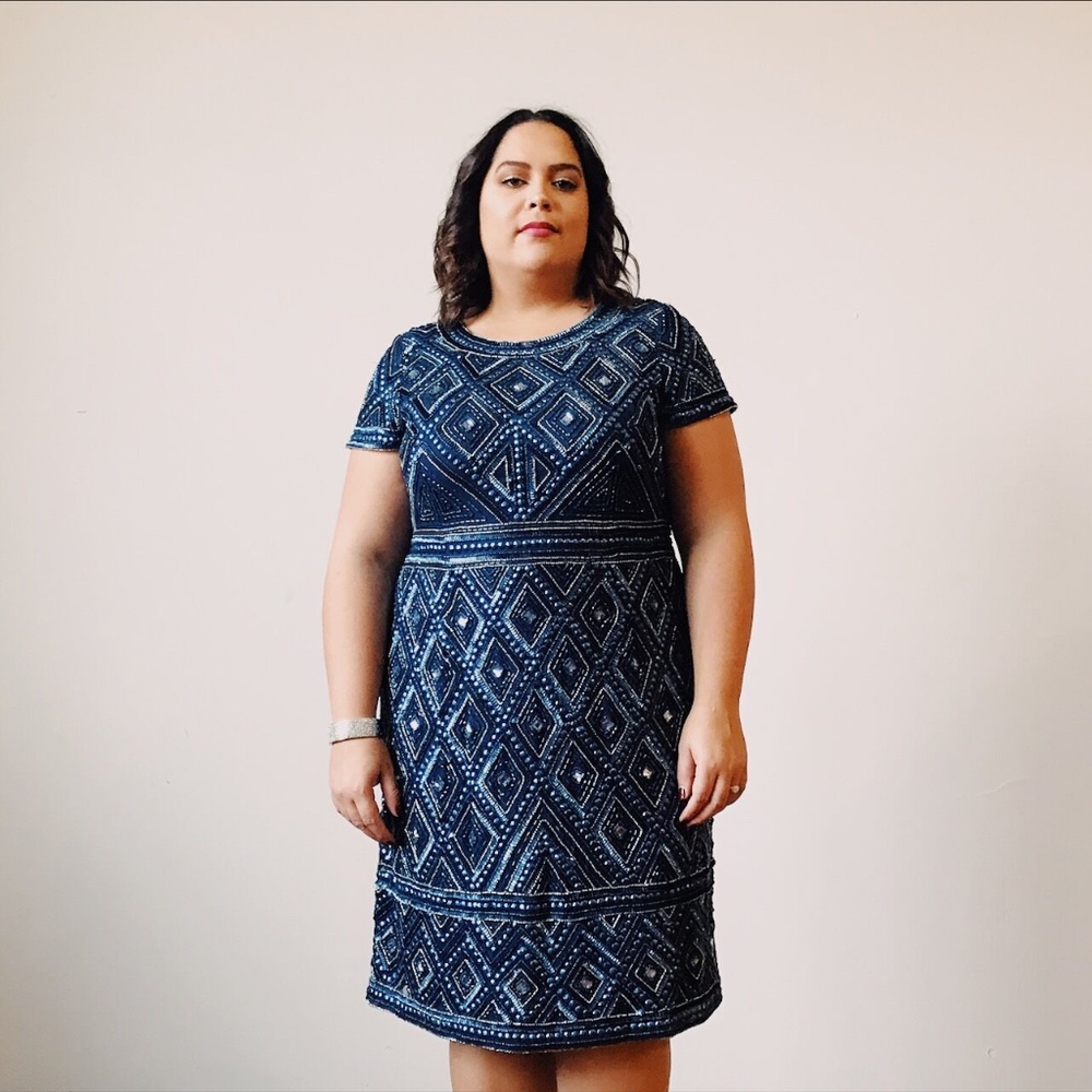Adrianna Papell Beaded Dress